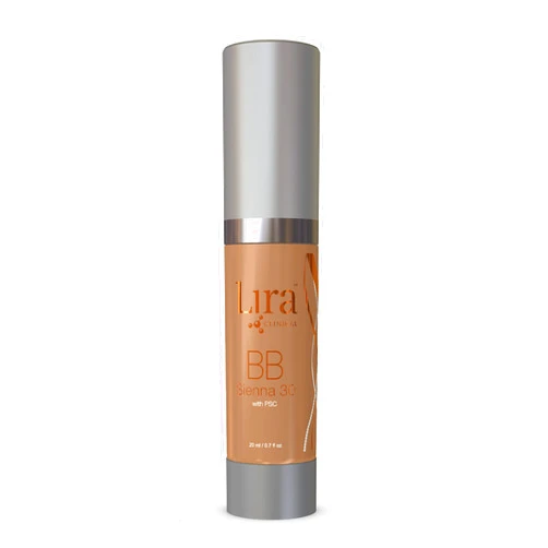 Lira Clinical BB - SPF 30 Tinted BB Cream with PSC & Vitamins - Full coverage - 0.7 fl oz. (BB Sienna 30)