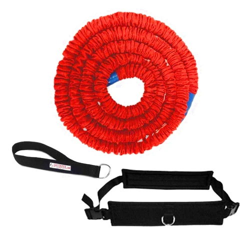 SPEEDSTER Power Pitch Driver-Softball Fast Pitch Training System to Improve Strength, Pitch Speed and Pitching Form- includes Padded Belt, Rocket Bungee and Hand Anchor