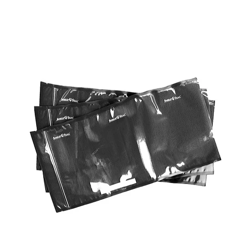 ShieldNSeal Vacuum Seal Bags (Black and Clear Zipper Bags, 11