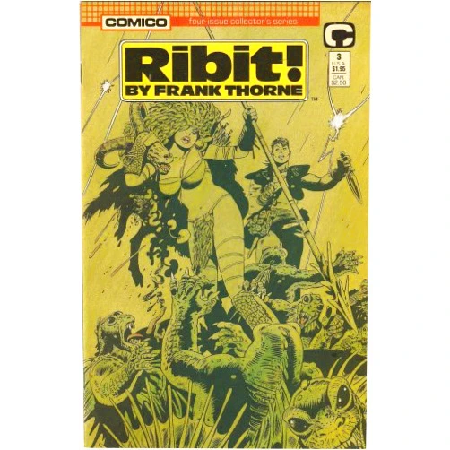 By Frank Thorne (Author) Ribit! #3 By Frank Thorne March 1989