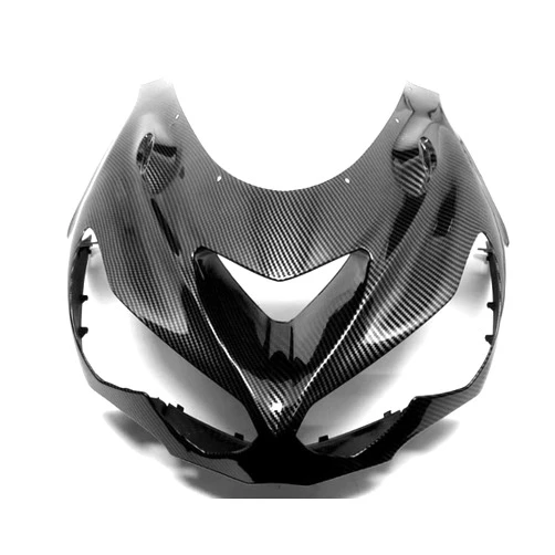 1onemt Aftermarket ABS Plastic Front Nose Cowl Upper Fairing Fit for 2012 2013 2014 2015 2016 Ninja ZX-14 ZZ-R1400 Carbon Fiber Look #08