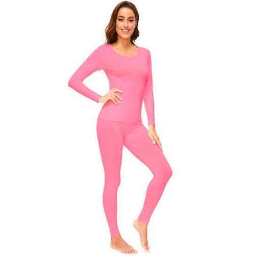 WiWi Soft Viscose from Bamboo Underwear for Women Thermal Long Johns Sets Super Warm Base Layer Top Pants Pajamas Set S-3X