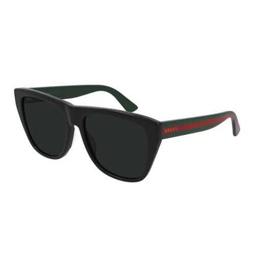 Gucci GG 0926S 001 Black Plastic Square Sunglasses Grey Lens, Men