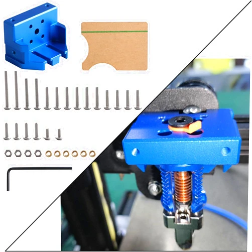 FYSETC Ender 3 Upgrade 3D Printer Accessories - V6Dragon Hotend Mount: All Metal Aluminum 6061 Fixed Block Adapter for CR-10/S4/S5 - Ender-3 V2 - Ender-5 Plus Extruder Print Head Extrusion Part