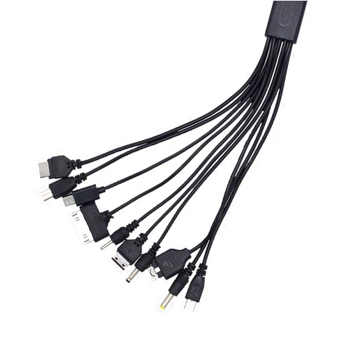 Etigood 10 in 1 Universal USB Cable, Multi Charging Cable Compatible with Multiple Cell Phones Blutooth Earphone Speaker MP3 Player