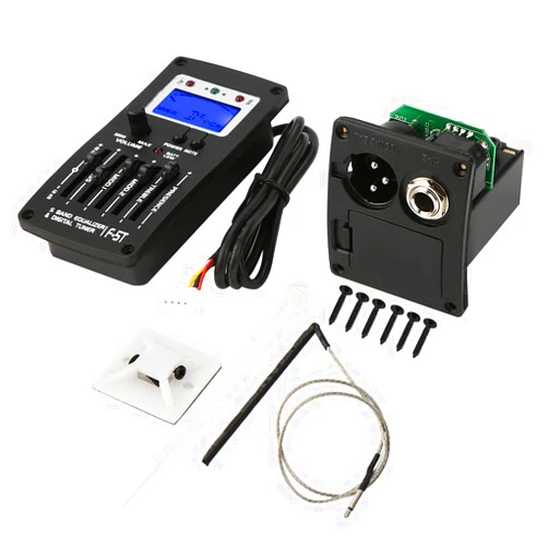 Dilwe F-5T 5Band Equalizer Digital Tuner Pickup for Electric Acoustic Classic Guitar