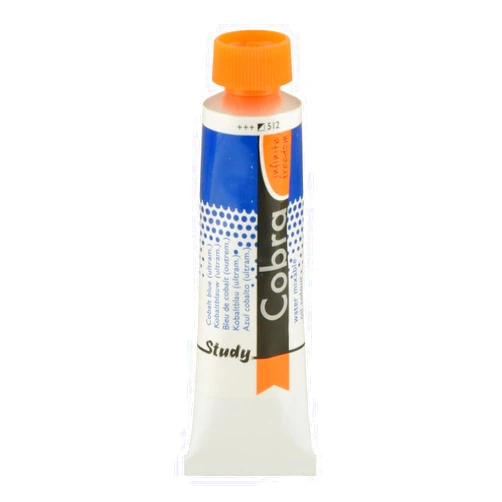 Cobra Study Water Mixable Oil Colour - Cobalt Blue (Ultram.) 40ml Tube