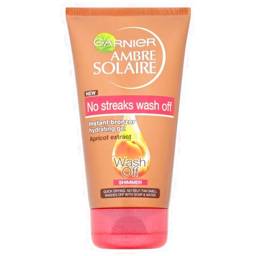 Garnier Ambre Solaire No Streaks Bronzer Wash Off Gel - Shimmering (150ml)