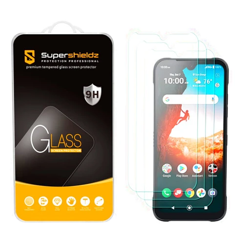 Supershieldz (3 Pack) Designed for Kyocera DuraSport 5G UW Tempered Glass Screen Protector, Anti Scratch, Bubble Free