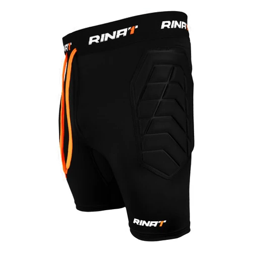 Rinat Egotiko Padded Goalkeeper Pants | UltraPlay Tech | Breathable Mesh | Impact Protection for HIPS & Knees | Adjustable Fit (Black (Short 1), Adult-Large)