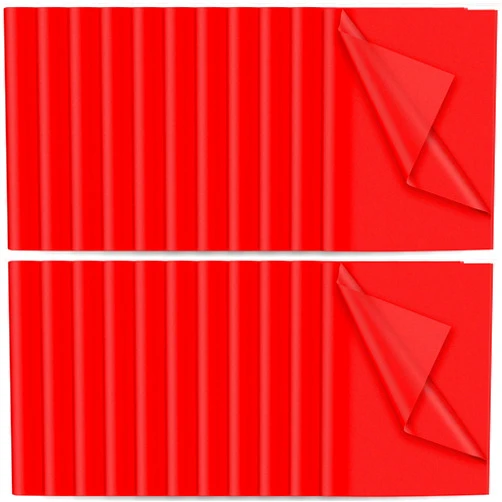 Oleitodh 480 Sheets Red Wrapping Tissue Paper, 20x20 Inch Bulk Tissue Paper Bulk Xmas Gift Wrapping Paper for DIY Arts Crafts Shredded Filler Weddings Birthday Christmas