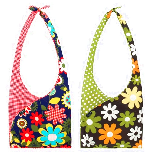 Envirosax Set of 2 Slingsax Bags, Gingham & Dot