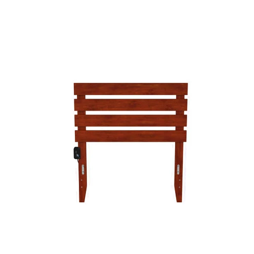 AFI Oxford Twin Size Headboard with Attachable Charger in Walnut