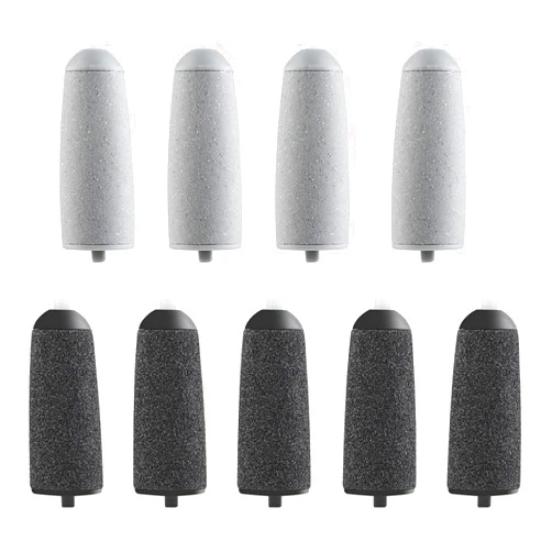 ZABOUL 9 Pack Pedicures Replacement Heads, Electric Foot Callus Remover Roller Refills Include 5 Extra Coarse & 4 Regular Coarse Heads Compatible with ZABOUL/haootadiy (9 Pack 01)