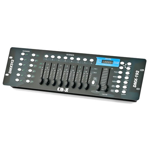 CO-Z 192 DMX 512 Stage DJ Light Controller Lighting Mixer Board Console for Light Shows, Party Disco Pub Night Club DJs KTV Bars and Moving Heads