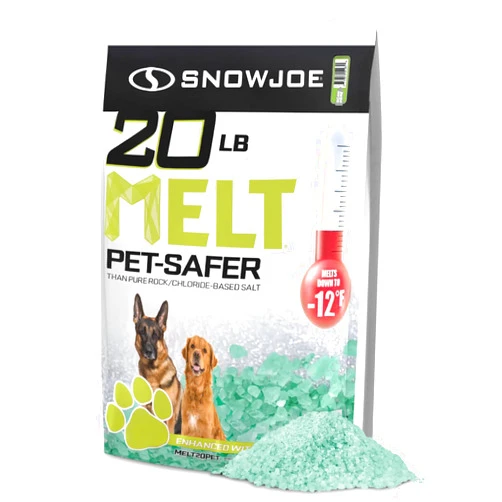 Snow Joe Pet-Safer Ice Melt Blend, Safer for Concrete and Sidewalks, 20 Pounds, MELT20PET