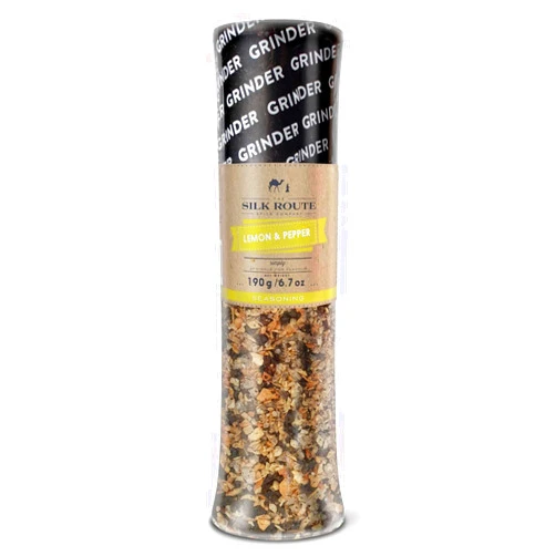 Silk Route Spice Company Lemon & Pepper Giant Grinder 190G