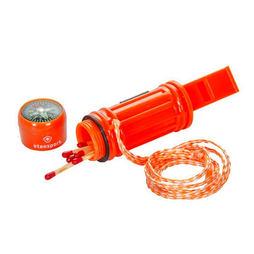 Stansport 5-in-1 Plastic Survival Whistle (622)