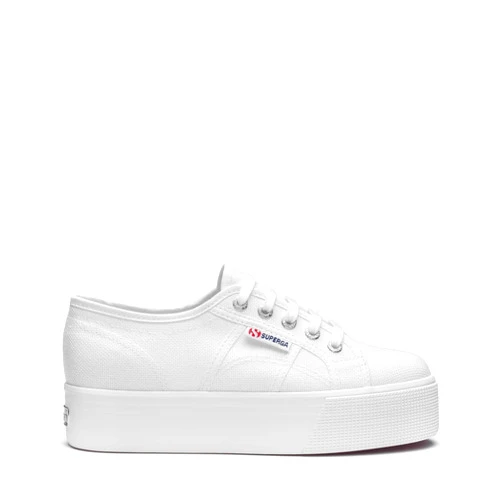 Superga Women's Low-Top Trainers, Acotw Linea Up and Down, Black