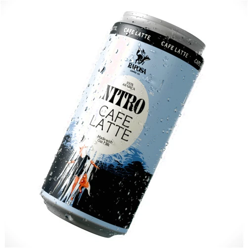 Raposa Coffee Co. Raposa Nitro Cold Brew Ready to Drink Coffee 250ml - 8.45oz - Made with Oat Milk- Dairy Free - Vegan Cold Brew Ready to Drink, Non GMO, No Artificial Anything - 150mg Caffeine (Cafe Latte (12 Pack))