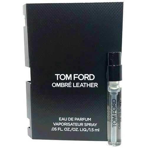 Tom Ford Ombre Leather Eau De Parfum Spray Vial For Men 0.05 Oz / 1.5 ml Sample Size
