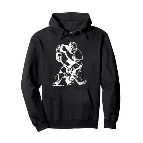 Ice Hockey Lover Shirts for Boys Ice Hockey Boy Drawing Pullover Hoodie