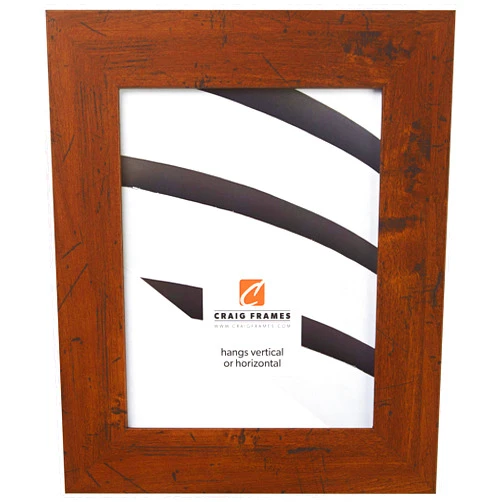Craig Frames FM74DKW 14 by 16-Inch Rustic Wall Decor Frame, Smooth Grain Finish, 2-Inch Wide, Dark Brown