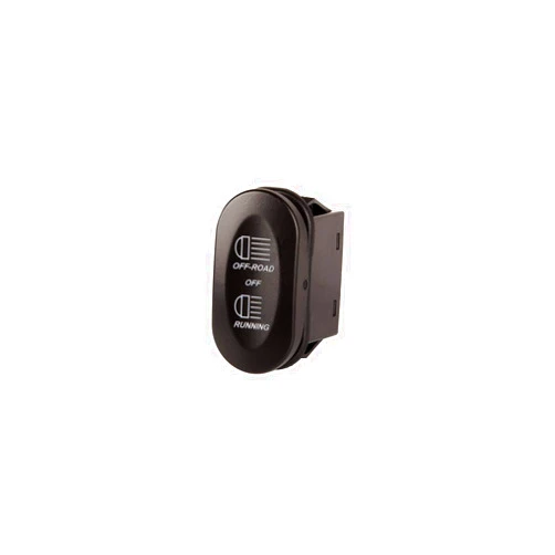Rugged Ridge | Rocker Switch, 3 Position, Off-Road/Running Light | 17235.11