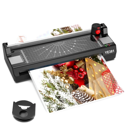 Eficentline 13 Inch Laminator Machine for A3/A4/A6，381 Thermal Laminator Machine with Laminator Sheets,50 3Mil Laminating Pouches, Corner Rounder for Office Home School Use.