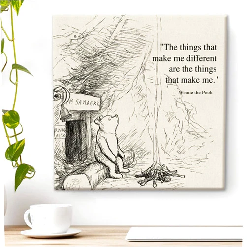 Classic Self Affirmation Quote Canvas Wall Art Motivational Sayings Print Poster Framed Painting Artwork for Home Living Room Bedroom Office Wall Decor (8