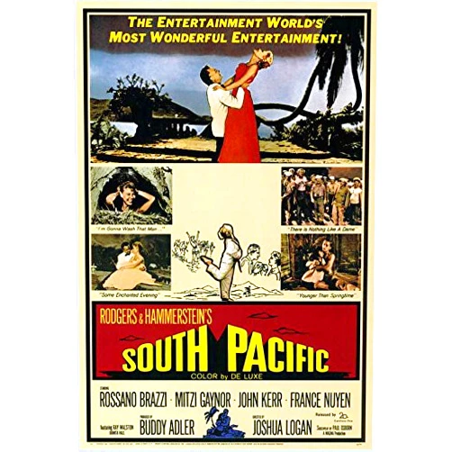 Decorative Wall Poster South Pacific POSTER Movie (11 x 17 Inches - 28cm x 44cm) (1959)