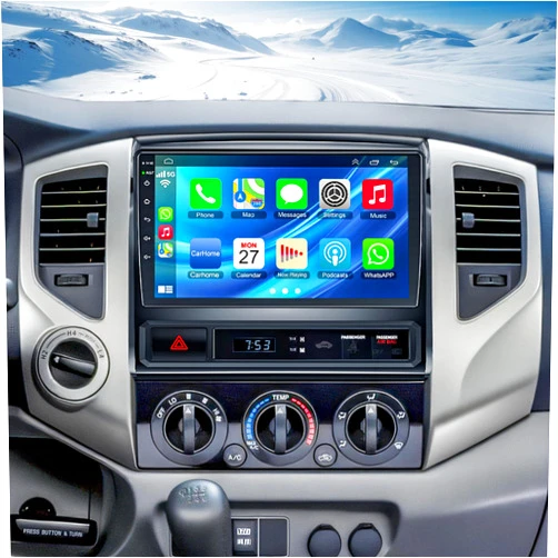 Inexaccessories Car Radio for Toyota Tacoma 2005-2015, Android 13.0 (4G RAM 64G ROM) 9 Inch 5G WiFi Tacoma Stereo Support Carplay/Android Auto,GPS Navigation with Bluetooth,Backup Camera 1080P,SWC/FM Radio