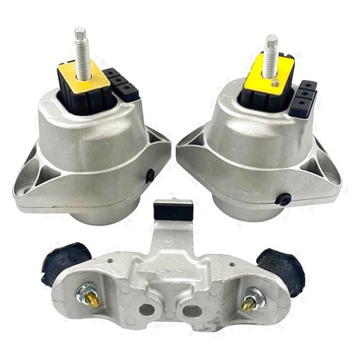 LOPDWIM Auto Engine Motor Mount Engine Rubber Bracket for Cadillac for ATS for Chevrolet 23274000 23273999 22866321 for Replacement Accessories 3PCS