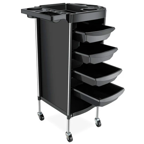 Noverlife Hair Salon Storage Tool Cart, 6-Layer Salon Cart with Wheels, Space Saving Salon Station Trolley Cart, Hair Salon Beauty Storage Cart, Salon Rolling Cart for Hairdressing Beauty SPA Tattoo