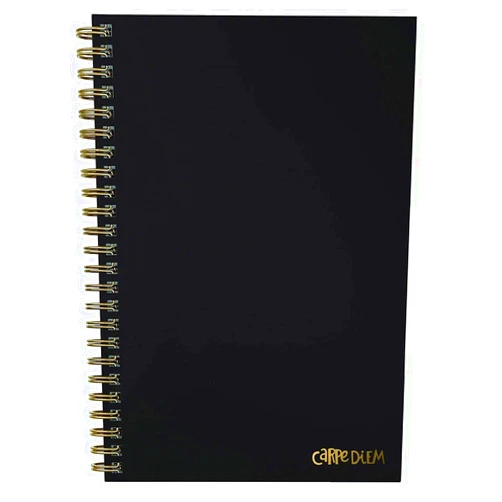 PUKKA PADS USA (CARPE DIEM) Black Carpe HRDCVR NOTEBK