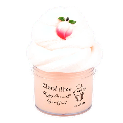 Dauwiaow Light Pink Cloud Slime, Girls and Boys Scented Slime Stress Relief Toy, Super Soft and Non-Sticky, for Party Favors, Birthday Gifts, School Education(7oz 200ml)