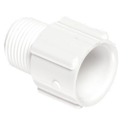 Spears Manufacturing Spears 436 Series PVC Pipe Fitting, Adapter, Schedule 40, White, 2
