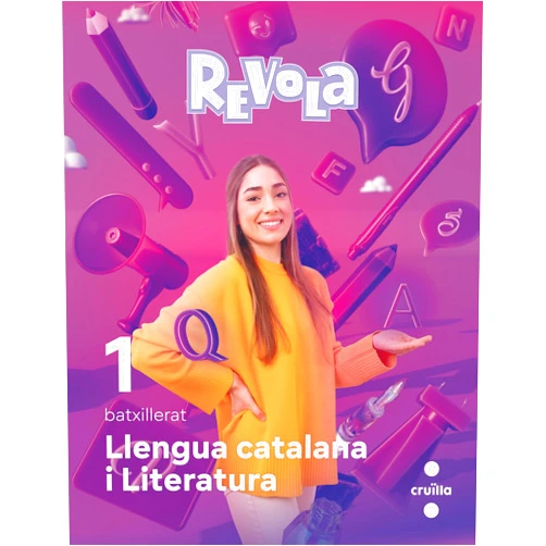 Catalan Edition by Equipo editorial Cruïlla, (Author), Marcos Camarzana (Author), Mireia Ferrando (Author), María Gajas i Roig (Author), Ana Lozano (Author), Agnes Santos (Author), Begonya Soler Soriano (Author), I més. Serveis Lingüístics i Editorials, (Author), Blai Espí (Illustrator), Blanca Gimeno Pisa (Illustrator), Horacio Díez (Illustrator), Shutterstock, (Illustrator), Virginia Lorente (Illustrator) & 10 more Lengua catalana i Literatura. 1 Batxillerat. Revola