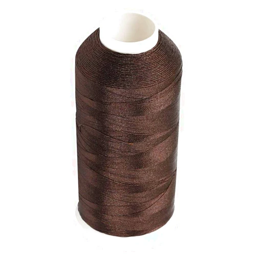 Desirable Life Bonded Nylon N66 Sewing Thread 1500 Yards Size #69 T70 210D/3 for Leather Denim Hand Machine Craft Shoe Bag Repairing Strong Heavy Duty High Temperature Resistant Waterproof (Brown)