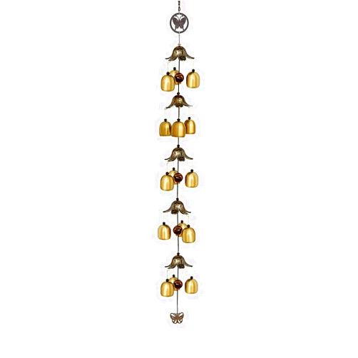 Imagine Stores Imagine Mart 5 Layer Wind Chimes for Home Balcony Garden Positive Energy, Home Decor Hanging Long Brass Bells Gifts for Loved Ones 15 Bells