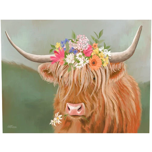 Craig Frames Floral Whimsical Wall Art, Daisy Mae Custom Framed Home Décor, 16x12, 50 Custom Frame Options
