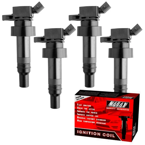 MACAX Set of 4 Ignition Coils UF652 C1803 Compatible with Hyundai Kia Dodge Accent Veloster Rio Soul Attitude - L4 1.6L