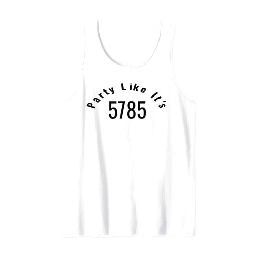 Rosh Hashana Party Like It's 5785 Gear Rosh Hashana Party Like It's 5785 Jewish New Year Tank Top
