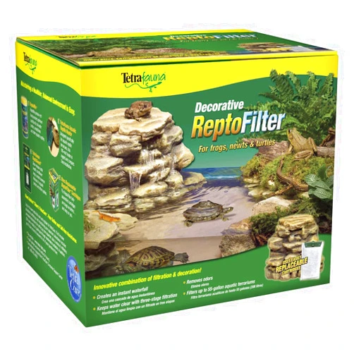 Tetra Decorative ReptoFilter, Terrarium Filtration, Keeps Water Clear