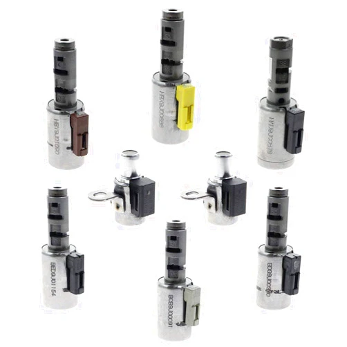 WULYGO 6-Speed 09G TF-60SN/TF60SN Trans Solenoid set 8 pcs Compatibile with V-W Au-di Mini 2003-On