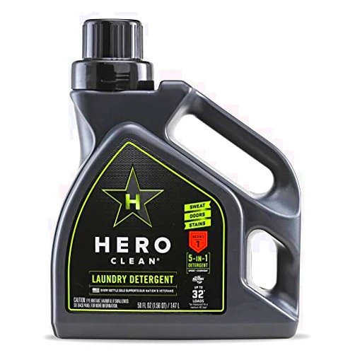 Hero Clean Juniper Scent Laundry Detergent Liquid 50 oz. - Case of: 66