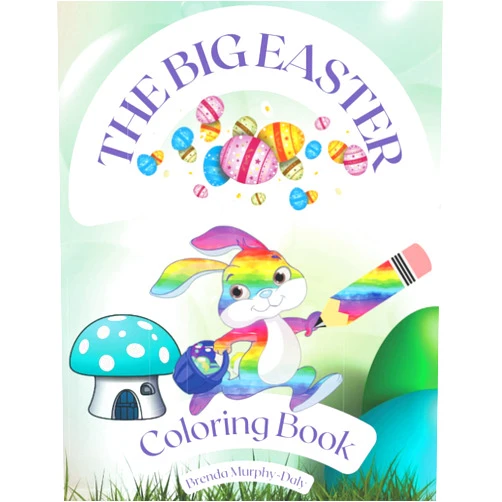 By Brenda Murphy-Daly (Author) My Big Easter Coloring Book: Cute Easter Coloring Book of Kids aged 4-8 2022 8.5in x 11in Cute Simple Drawing to Celebrate Easter and Spring