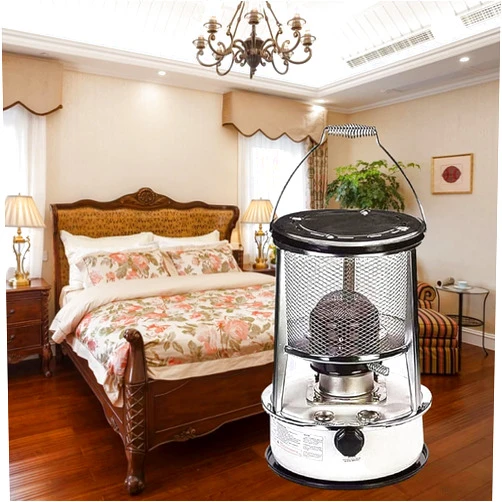 MJkCoa Indoor Heater Mobile Kerosene Stove Convection Wick Heater Camping Outdoor Stoves Burner Emergency Radiant Kerosun Heater 6L