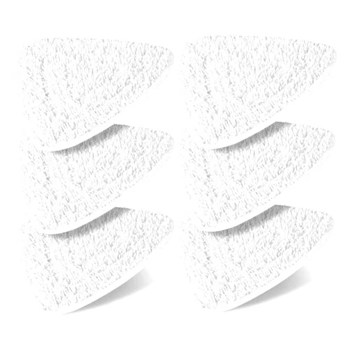 CIENUWPD Replacement Parts 6 PCS Erect Cloth Vacuum Floor Clean for Vilead Steam Plus(White)