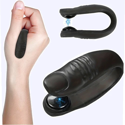 SHOPVILLA Award Winning Natural Headache, Migraine, Tension Relief Wearable Accupressure Pin– Supporting Acupressure Relaxation, Stress Alleviation, Tension Relief and Headache Relief (Black)